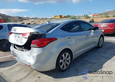 2011 Hyundai Elantra Gls z USA, uszkodzony, nr VIN 5NPDH4AE7BH055644